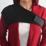 Shoulder Heat Therapy Pad with Tourmaline Self-heating Shoulder Protector Belt for Pain Relief and Muscle Support