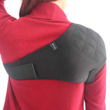 Shoulder Heat Therapy Pad with Tourmaline Self-heating Shoulder Protector Belt for Pain Relief and Muscle Support