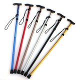 Height Adjustable Folding Cane Walking Stick Coffee - Vydya Health