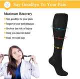 Compression Socks Knee Length Closed Toe Medium Strength  - Vydya Health