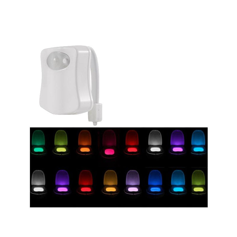 16/8 Color Backlight for Toilet Bowl WC Toilet Seat Lights with