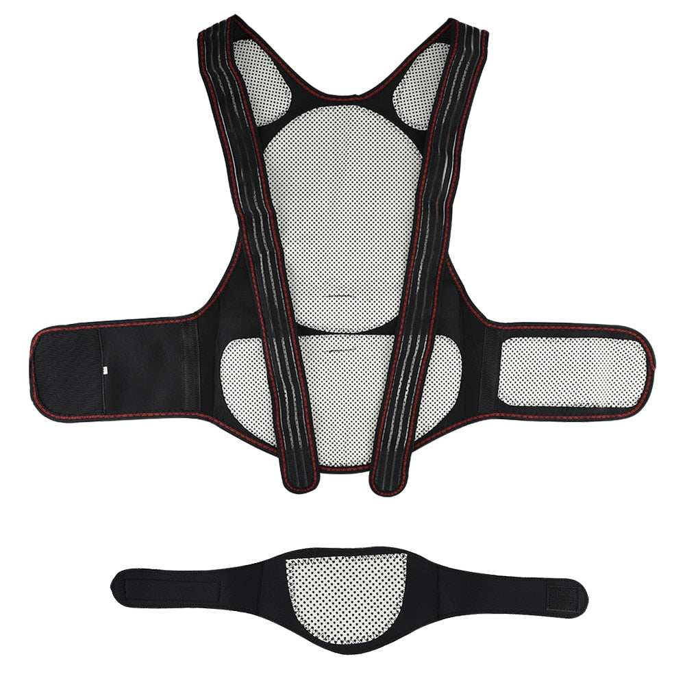 Self Heating Back Support Waist Brace Magnetic Heating Corrector