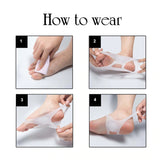 Foot Arch Support Soft Gel Sleeves for Flat Feet Foot Correctors  - Vydya Health