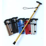 Height Adjustable Folding Cane Walking Stick  - Vydya Health