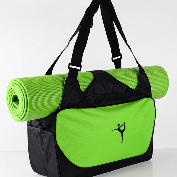 High-capacity Waterproof Yoga Bag Green - Vydya Health