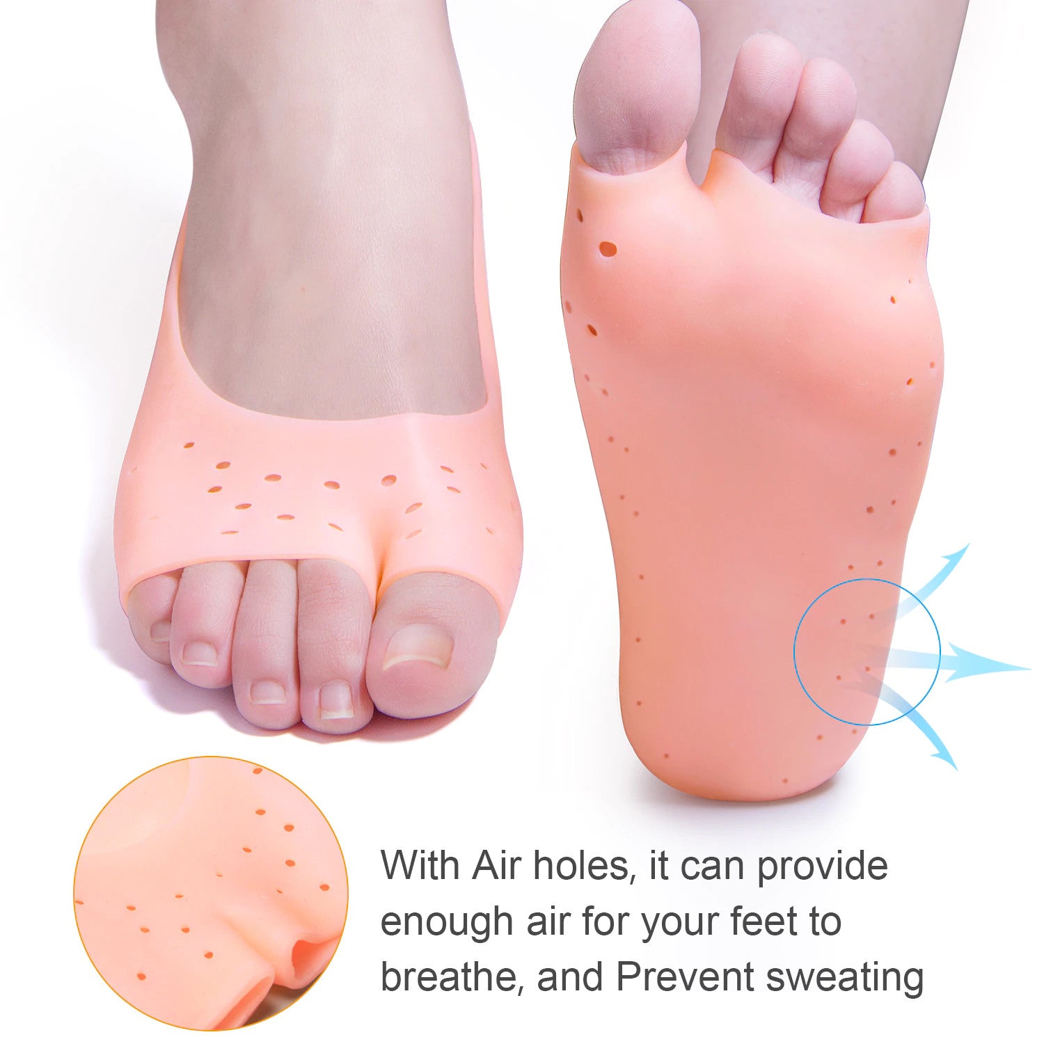 Moisturizing Gel Heel Socks With Soft Silicone Gel Pad For Women And Men  Cracked Foot Dry Hard Hd Clear Elastic Skin ZA2779 From Shunyilee, $1.66 |  DHgate.Com