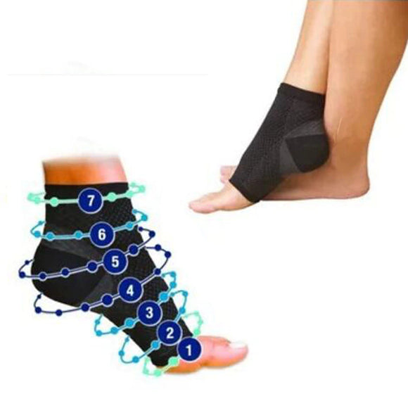 Open Toe Compression Socks Yoga Foot Sleeves XL - Vydya Health
