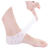 Moisturizing Gel Heel Socks White - Vydya Health