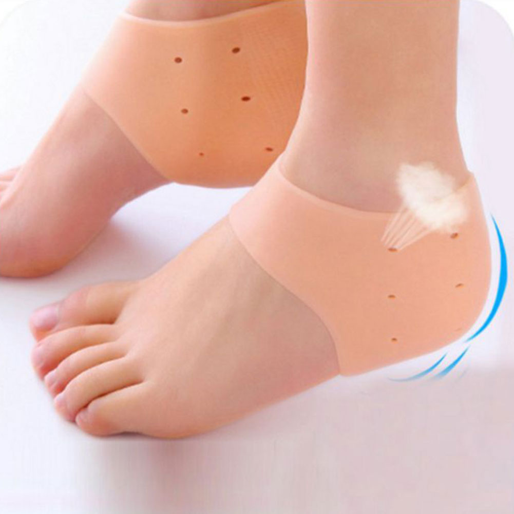 DEE Sons Silicone Gel Heel Pad Sock Beige: Buy box of 2.0 units at best  price in India | 1mg