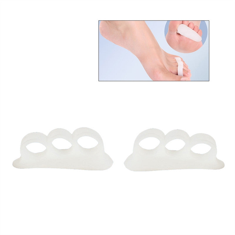 Silicone 3 Toe Spacer Separator Pads